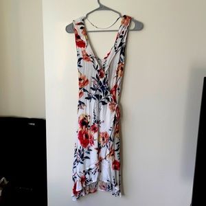 Floral wrap dress